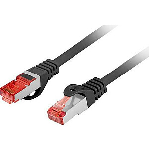 Lanberg PATCHCORD KAT.6 FTP LSZH CU 1M CZARNY FLUKE ПРОШЕЛ LANBERG