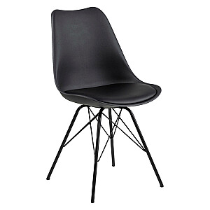 Krēsls ERIS 48.5x54xH85.5cm melns 0000078146