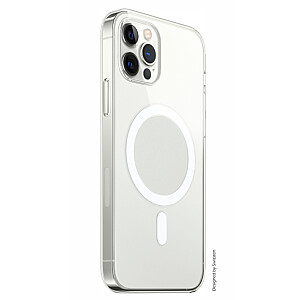 Swissten Clear Jelly MagStick Back Case 1 mm Aizmugurējais Silikona Apvalks Priekš Apple iPhone 14 Plus Caurspīdīgs