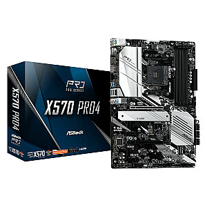 Asrock X570 Pro4 AMD X570 ligzda AM4 ATX