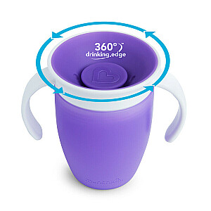 Кружка манчкин 360 с фиолетовыми ручками