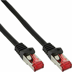 Patchcord InLine S/FTP, PiMF, Cat.6, 250MHz, PVC, melns 3m (76403S)