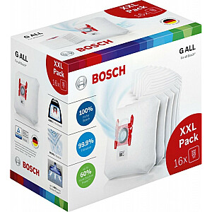 Bosch Vacuum cleaner dust bag BBZ16GALL Number of bags 16 pcs/box, For All Bosch Vacuum cleaner