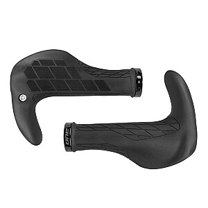 Dviračio vairo rankenėlės Rock Machine Comfort Grip 30 Black