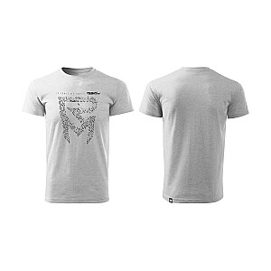 T-krekls Rock Machine Kiki Havlicka, pelēks, izmērs XS