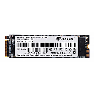 AFOX M.2 PCI-EX4 1000GB TLC 1,7Gb/s NVME SSD