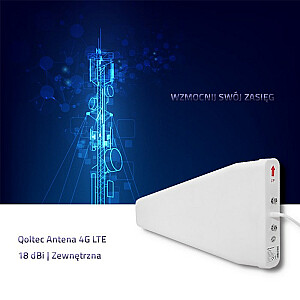 Antena Qoltec 57021 4G LTE | 18 dBi | atvērts