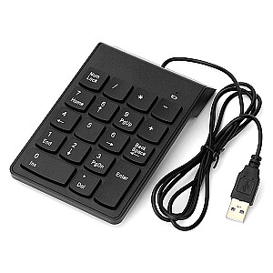 GEMBIRD KPD-U-03 USB ciparu tastatūra, melna