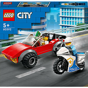 Полицейский мотоцикл LEGO City — автомобильная погоня (60392)