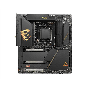 MSI MEG X670E ACE Processor family AMD, Processor socket AM5, DDR5 DIMM, Memory slots 4, Supported hard disk drive interfaces 	SATA, M.2, Number of SATA connectors 6, Chipset AMD X670, E-ATX
