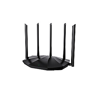 Tenda TX2 Pro Gigabit Ethernet bezvadu maršrutētājs divjoslu (2,4 GHz / 5 GHz) melns