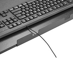 Maclean MC-839 klaviatūros laikiklis juodas