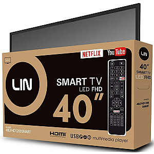 Телевизор 40" LIN 40LFHD1200 SMART Full HD DVB-T2