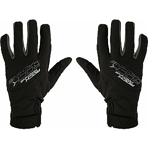 Вело перчатки Rock Machine Winter Race LF, черный/серый, размер L