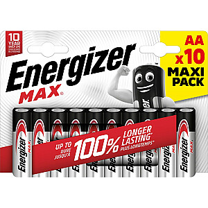 Energizer Max 437772 Baterija AA LR6 10 gab. Eko iepakojums