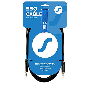 SSQ MIMI2 SS-1425 kabelis Mini Jack Stereo 3,5 mm - Mini Jack Stereo 3,5 mm 2 m, melns