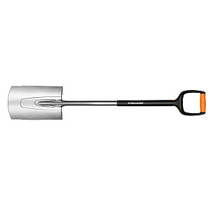 Прямая лопата Fiskars Xact L = 1200 мм W = 190 мм с металлической ручкой (131481)