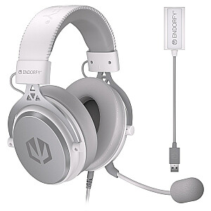 ENDORFY VIRO Plus USB-гарнитура Onyx White Проводная повязка на голову Музыка/Каждый день
