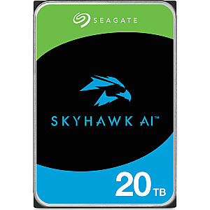 Seagate SkyHawk AI servera disks 20 TB 3,5 collu SATA III (6 Gb/s) (ST20000VE002)
