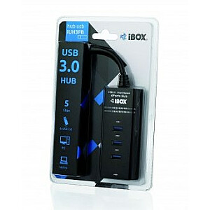IBOX IUH3FB HUB I-BOX USB 3.0 BLACK 4-PO