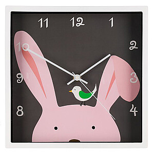 Настенные часы 4Living animals квадратный кролик 24см 616825-2