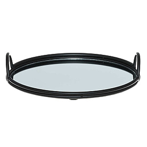 Svečturis-paliknis 4Living spogulis apaļš 30x30x6cm 606648-1