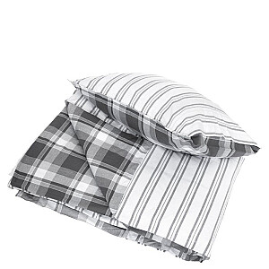 Комплект постельного белья Fanni K Одеяло Lumo серое в полоску 150x 609611