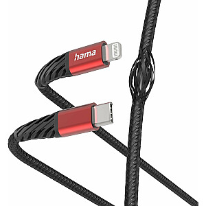 USB-кабель Hama HAMA КАБЕЛЬ ДЛЯ ЗАРЯДКИ/ПЕРЕДАЧИ ДАННЫХ "EXTREME" USB-C - LIGHTNING(C94), 1,5М