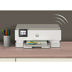 HP ENVY HP Inspire 7221e viss vienā krāsu mājas/mājas biroja printeris, drukāšana, kopēšana, skenēšana, bezvadu savienojums; HP+; HP Instant Ink ir saderīga; Skenēt uz PDF