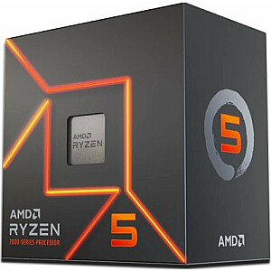 Процессор AMD Ryzen 5 7600, 3,8 ГГц, 32 МБ, BOX (100-100001015BOX)