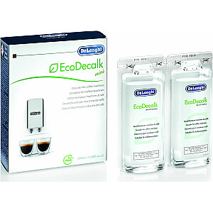 DeLonghi atkaļķošanas līdzeklis EcoDecalk mini kafijas automātiem 2x100ml 5513296011