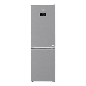 BEKO Refrigerator B3RCNA364HXB, height 185cm, Energy class E, NeoFrost, HarvestFresh, AeroFlow, Inox