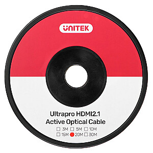 UNITEK C11028DGY Оптический кабель HDMI, 20 м