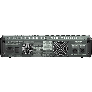 Audio mikseris Behringer PMP4000 20 kanāli 10 - 200000 Hz melns