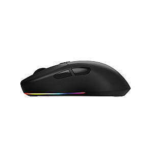 Savio RIFT BLACK spēļu pele RGB Dual Mode