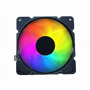 Gembird CPU-HURACAN-ARGB-X140 CPU dzesēšanas ventilators 12cm 100W daudzkrāsu LED 4pin