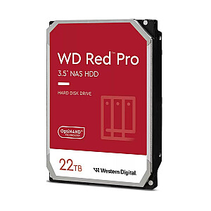 Western Digital Red Pro 3,5 dienas, 22000 collas, Serial ATA III