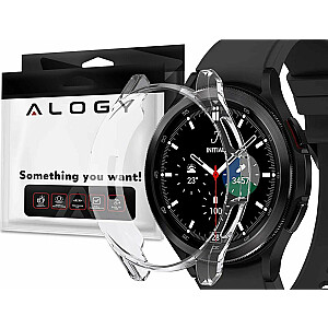 Силиконовый чехол Alogy Alogy для Samsung Galaxy Watch 4 Classic 42мм Прозрачный