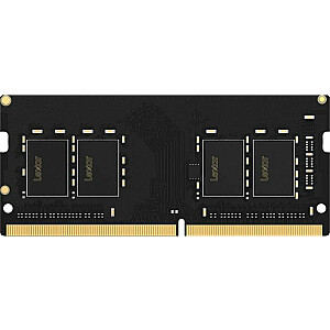 Lexar piezīmjdatora atmiņa SODIMM DDR4 16GB 3200MHz CL22 (LD4AS016G-B3200GSST)