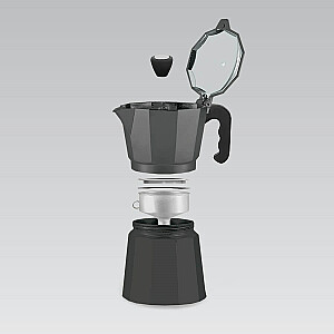 Кофемашина Maestro на 6 чашек MR-1666-6-BLACK черная