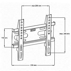 Крепление к телевизору LCD/LED 14-42" 35KG ART AR-44
