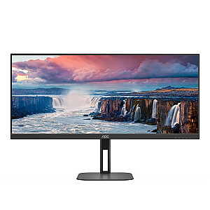 AOC V5 U34V5C/BK монитор компьютера 86,4 см (34") 3440 x 1440 пикселей UltraWide Quad HD LCD Черный