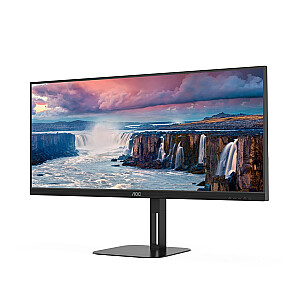 AOC V5 U34V5C/BK монитор компьютера 86,4 см (34") 3440 x 1440 пикселей UltraWide Quad HD LCD Черный