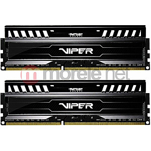 Patriot Viper 3 atmiņa, DDR3, 16 GB, 1866 MHz, CL10 (PV316G186C0K)