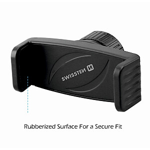 Swissten S-GRIP S3-HK Premium Универсальный держатель с 360 ротацией на стекло Для устройств 3.5'- 6.0' дюймов