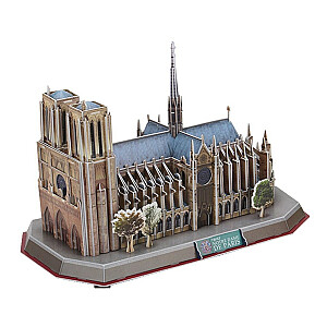 Кубическая веселая головоломка 3D LED Katedra Notre Dame