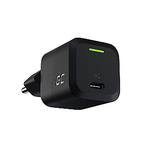 Зарядное устройство USB Green Cell PowerGaN 33 Вт PD 3.0 QC 3.0 1x USB-C черный