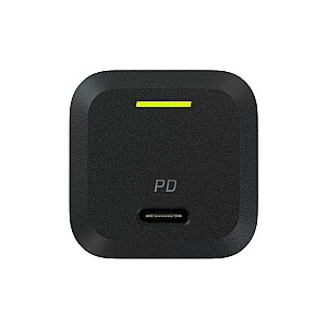 USB lādētājs Green Cell PowerGaN 33W PD 3.0 QC 3.0 1x USB-C melns