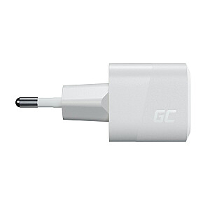 Зарядное устройство USB Green Cell PowerGaN 33 Вт PD 3.0 QC 3.0 1x USB-C белый