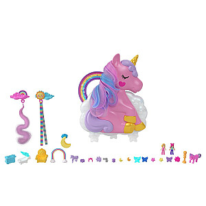 Polly Pocket Rainbow Unicorn salons